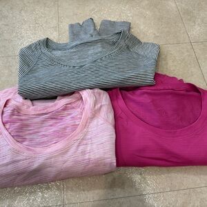 Set of 3 lululemon swiftly tech long sleeves